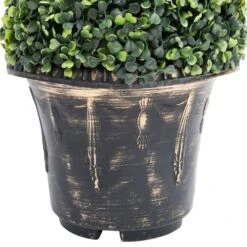 VIDAXL Plante De Buis Artificiel En Spirale Avec Pot Vert 59 Cm -VIDA Plantes Magasin 07f6a482914170ac