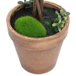 VIDAXL Plantes De Buis Artificiel 2 Pcs Avec Pots Boule Vert 56 Cm -VIDA Plantes Magasin 1b412dcf1db08d79