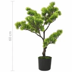 VIDAXL Bonsaï De Pin Artificiel Avec Pot 60 Cm Vert -VIDA Plantes Magasin 3cd8149ccf427cd7