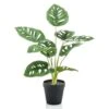 Emerald Buisson Monstera Artificiel Monkey 43 Cm En Pot -VIDA Plantes Magasin 58135da0e3f0015e