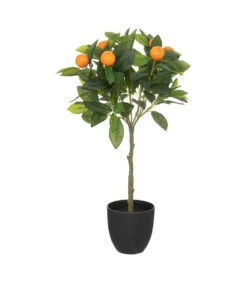 ATMOSPHERA Plante Artificielle Oranger En Pot H 62 Cm