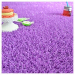 Gazon Synthétique Happy Party - Couleur Violet - Classé Feu - 20mm - 2m X 3m