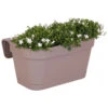 Campanula Addenda - Glockenblume Weiß - Balkonpflanzer Grau Mit 3 Campanula Im 12cm Topf - Inkl. Aufhängesystem - Winterharte Staude -VIDA Plantes Magasin 64622996936064.58281268