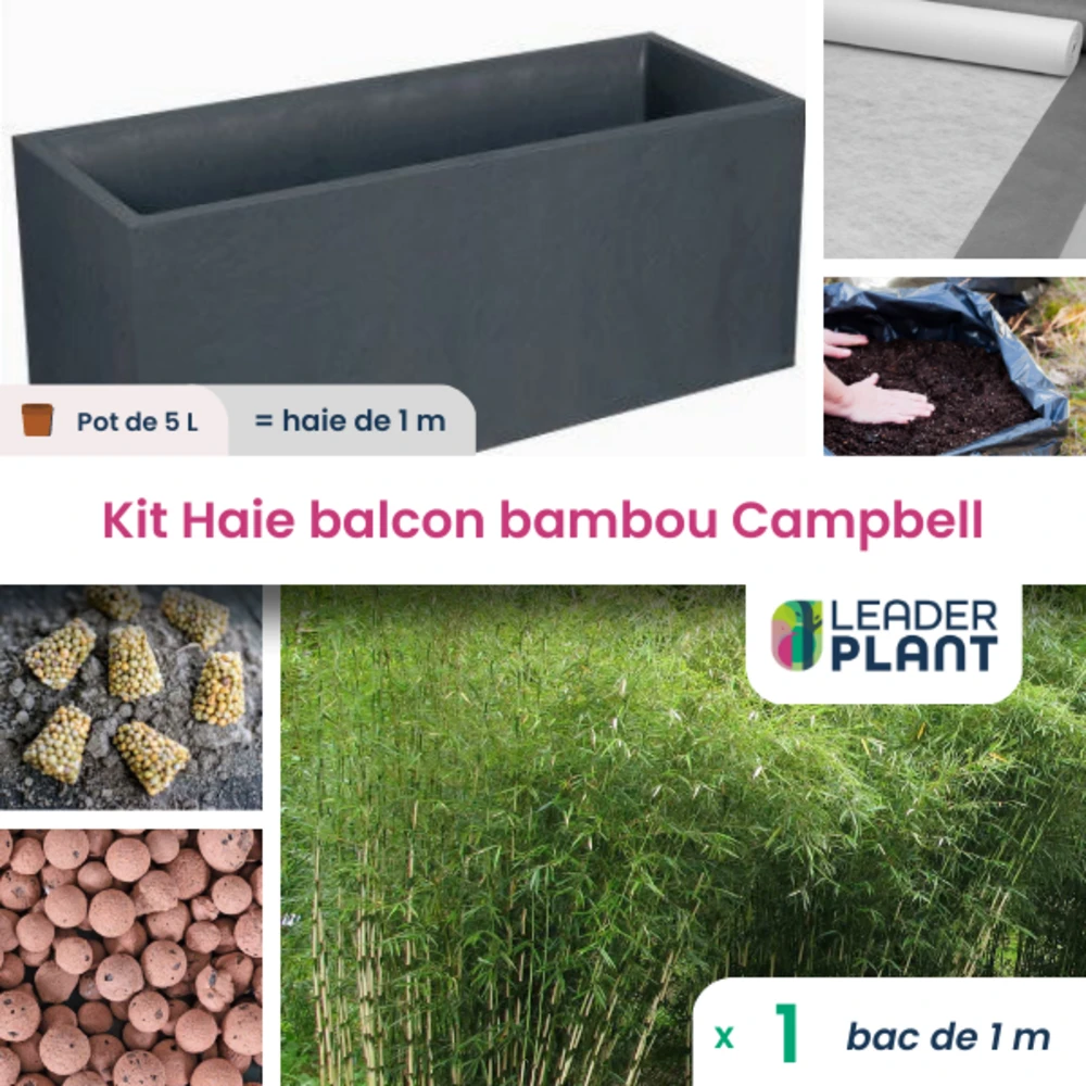 Kit Brise-vue Balcon Bambou Campbell 5 L 4 Kit Brise-vue Balcon Bambou Campbell 5 L – Image 2
