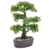 Emerald Mini Bonsaï Ficus Artificiel Sur Plaque Marronne 43 Cm -VIDA Plantes Magasin 7dcd744dbc9d6c3e