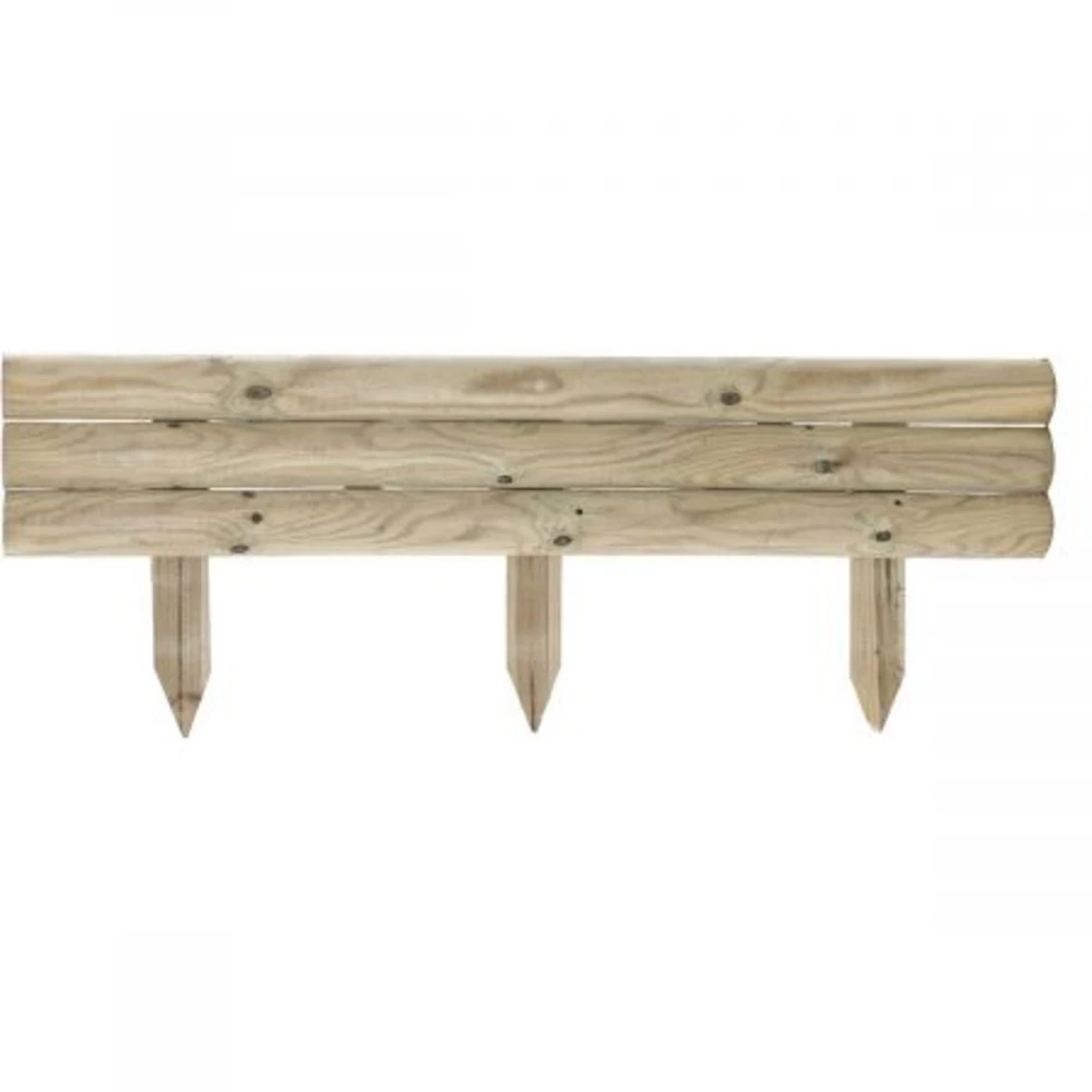 Bordure Droite - Retenue De Terre Traverse En Bois - 110xH.40 Cm 3 Bordure Droite - Retenue De Terre Traverse En Bois - 110xH.40 Cm