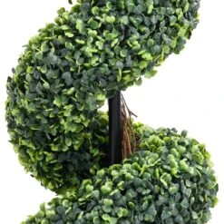 VIDAXL Plante De Buis Artificiel En Spirale Avec Pot Vert 59 Cm -VIDA Plantes Magasin befb7ba52cb182c4
