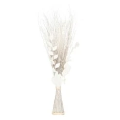 ATMOSPHERA Fagot De Fleurs Et Tiges Séchées Blanc Et Naturel D. 36 X H. 100 Cm -VIDA Plantes Magasin cf17f4433c913238