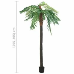 VIDAXL Palmier Phoenix Artificiel Avec Pot 305 Cm Vert -VIDA Plantes Magasin d4fee673f7664f56