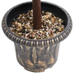 VIDAXL Plante De Buis Artificiel Avec Pot Forme De Boule Vert 118 Cm -VIDA Plantes Magasin ea2b039141ca93b8
