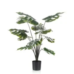 Emerald Plante Artificielle Monstera 98 Cm En Pot -VIDA Plantes Magasin f7ac6ba440432bc3